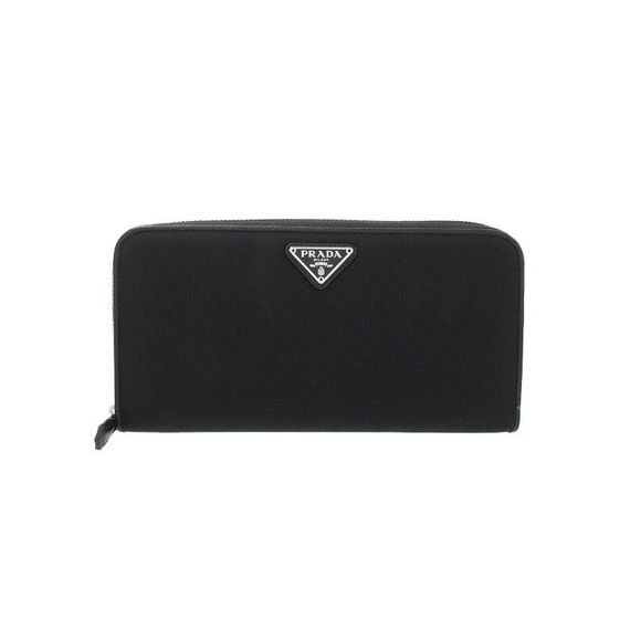 Prada Nylon Wallet Round Zipper Long - Picture 1 of 5